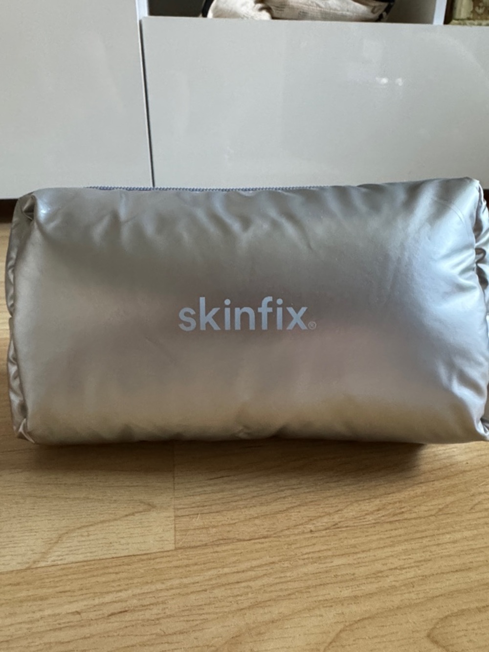 New Skinfix Metallic Silver Travel Pouch